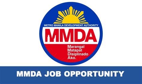 mmda careers|Mmda Hiring Work, Jobs .